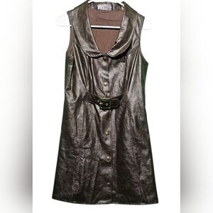 VINTAGE Bryant 9 Ltd By Susie Leather Vest EUC - SMALL PTP 18